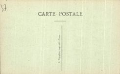 CPA Tours Folklore Costume Coiffe