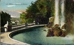 CPA Nice Cascades Of the Castle