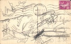 CPA Lourdes the Cave And the Basilica