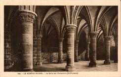 CPA the Mount St Michel the Room of the Knights