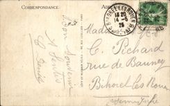 CPA Lisieux Church Saint Pierre the Furnace bridge of the Virgin