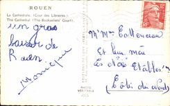 CPA Rouen the Cathedral Court of the booksellers