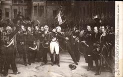 CPA Museum Of Versailles H Vernet Good-byes of Napoleon to the Imperial Guard Militaria