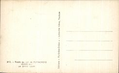 CPA Road of the collar of Puymorens the large Lace