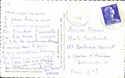 CPA Severe co View Statue of Saint Severe the Castle