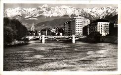 CPA Grenoble Bridge of the door of France the Alps