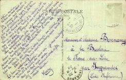 CPA Angers Castle and its Pits Flowered