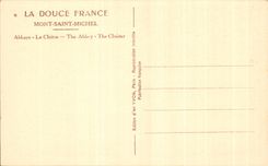 CPA Mount St Michel Abbey Cloitrre