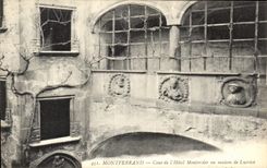 CPA Montferrand Court of the Montorcier Hotel or House of Lucrece