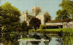 MODERN CARD Church off St Cross-country race and Fishpond Winchester