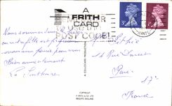 MODERN CARD Church off St Cross-country race and Fishpond Winchester