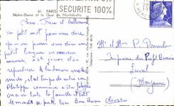 CPA Paris Notre Dame and the Quay of Montebello