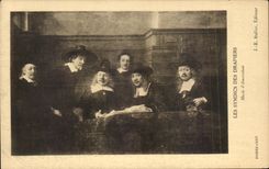 CPA Les Syndics Des Drapiers d'Amsterdam Rembrandt 