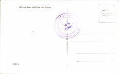 CPA Zell am See die Perle der Alpen 