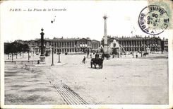 CPA Paris the Place of the Harmony