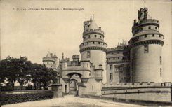 CPA Chatean de Pierrefonds Entree principale