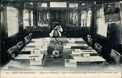 CPA Foret Of Compiegne Wagon of I' Armistice Counts on which was sign I' armistice Militaria November 11th 1918