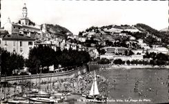 CPA Menton the Old City the Beach of the Port
