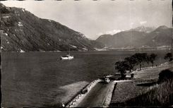 CPA Lake Annecy the End of the Lake