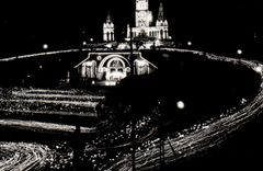 CPA Lourdes the Procession with the Torches