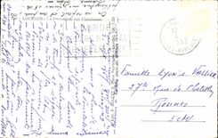 CPA Lourdes the Procession with the Torches