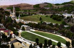 CPA Lourdes the Basilica the Underground one