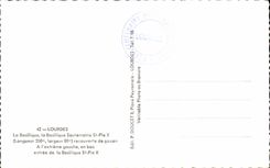 CPA Lourdes the Basilica the Underground one