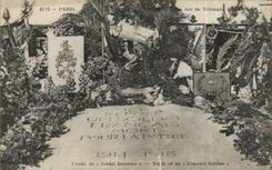 CPA Paris Tombe du Soldat Inconnu Arc de Triomphe Militaria 