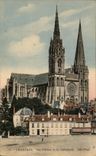 CPA Chartres Arrows of the Cathedral