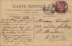 CPA Faris Arc de Triomphe the Louvre Carousel