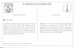 REPRO Paris Le Jardin des Tuilerieset La Rue de Rivoli