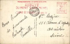 CPA Abbey Of Mont Saint Michel the Great Degree