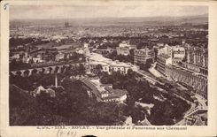 CPA Royat View and Panorama on Clermont