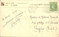 CPA Seen Of Paris the Trinity