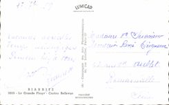 CPSM Biarritz La Grande Plage Casino Bellevue