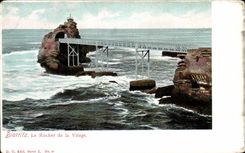 CPA Biarritz Le Rocher de la Vierge