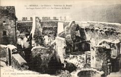 CPA Murols the Interior Castle Of the Manor the Home the covered way