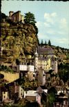 CPA Rocamadour Le Rocher Vu De La Route De Cahors