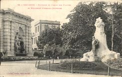 CPA Toulouse Fontaine Du Jardin des plantes et monument d'Armand Sylvestre 