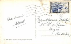 CPSM the Mount Gilds the Public garden And the Church