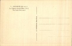CPA Saumur Le Chateau Feodel