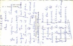 CPA Ain Salted Falls Of arak Algerie