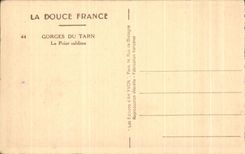 CPA Soft France Falls of the Tarn the Sublime Point