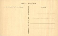 CPA Montpellier Le Theatre Municipal