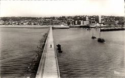CPSM Le Havre View of the Beach the Northern Dam