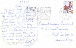 CPSM Le Havre View of the Beach the Northern Dam