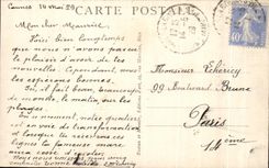 CPA Cannes View Taken of Suquet