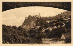 CPA Rocamadour Vue Prise sur l'Alzou