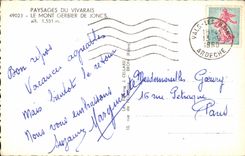 CPA Landscapes Of Vivarais the Mount Gerbier De Joncs