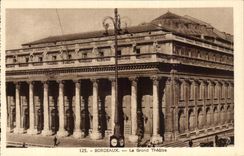 CPA Bordeaux the Large Theater
